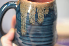 Load image into Gallery viewer, 10-F Deep Blue Textured Mug, 16 oz.