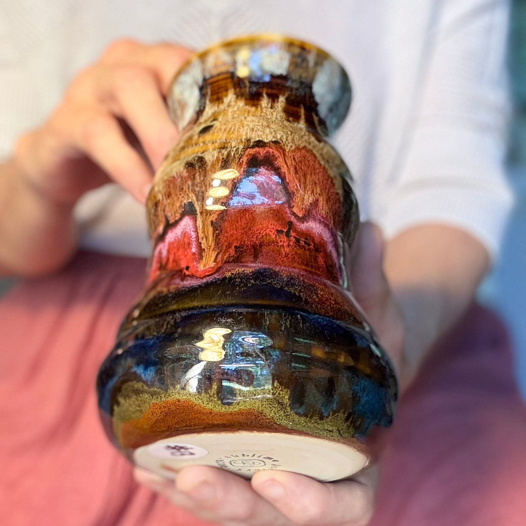 13-A Desert Oasis Cuddle Mug - TOP SHELF MISFIT, 22 oz.