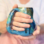 12-D Turquoise PROTOTYPE Mug, 20 oz.