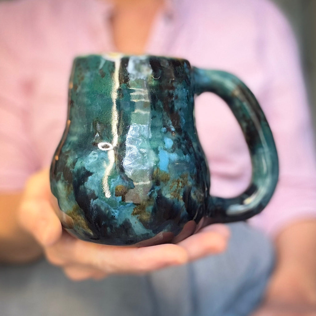 12-C Stone EXPERIMENT Curvy Mug, 16 oz.