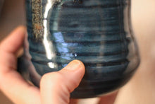 Load image into Gallery viewer, 10-F Deep Blue Textured Mug, 16 oz.