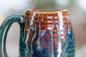 11-D New Wave Textured  Mug, 17 oz.