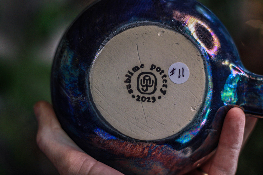 11-A Labradorite PROTOTYPE Gourd Mug - MISFIT, 25 oz. - 35% off