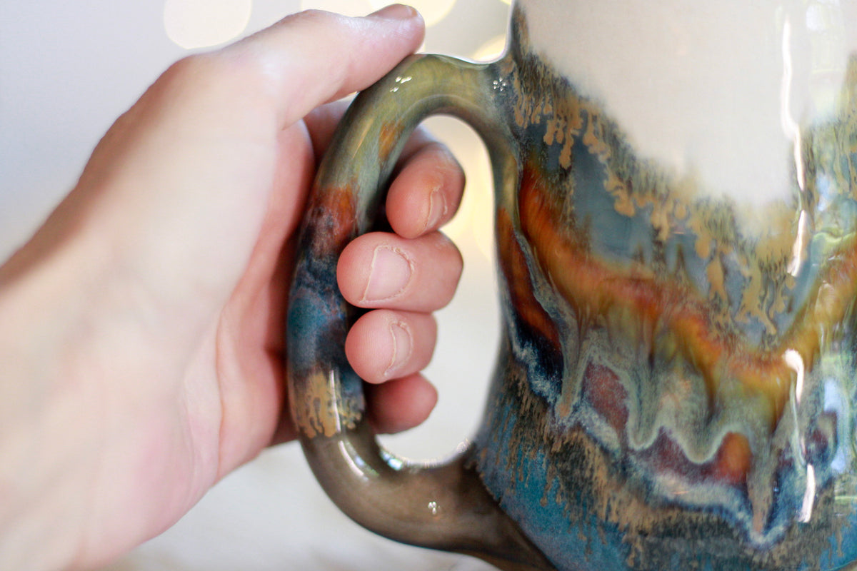 10-B Smokey Mountain Gourd Mug, 20 oz.