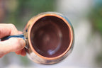 10-F Deep Blue Textured Mug, 16 oz.