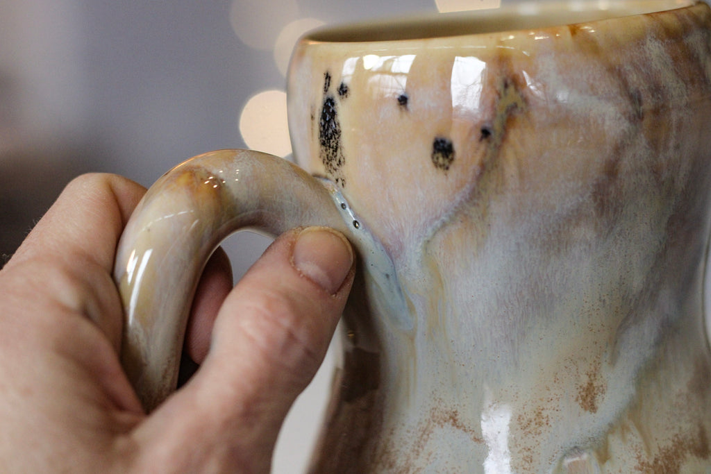 13-B Soft Earth Series PROTOTYPE Gourd Mug, 19 oz.