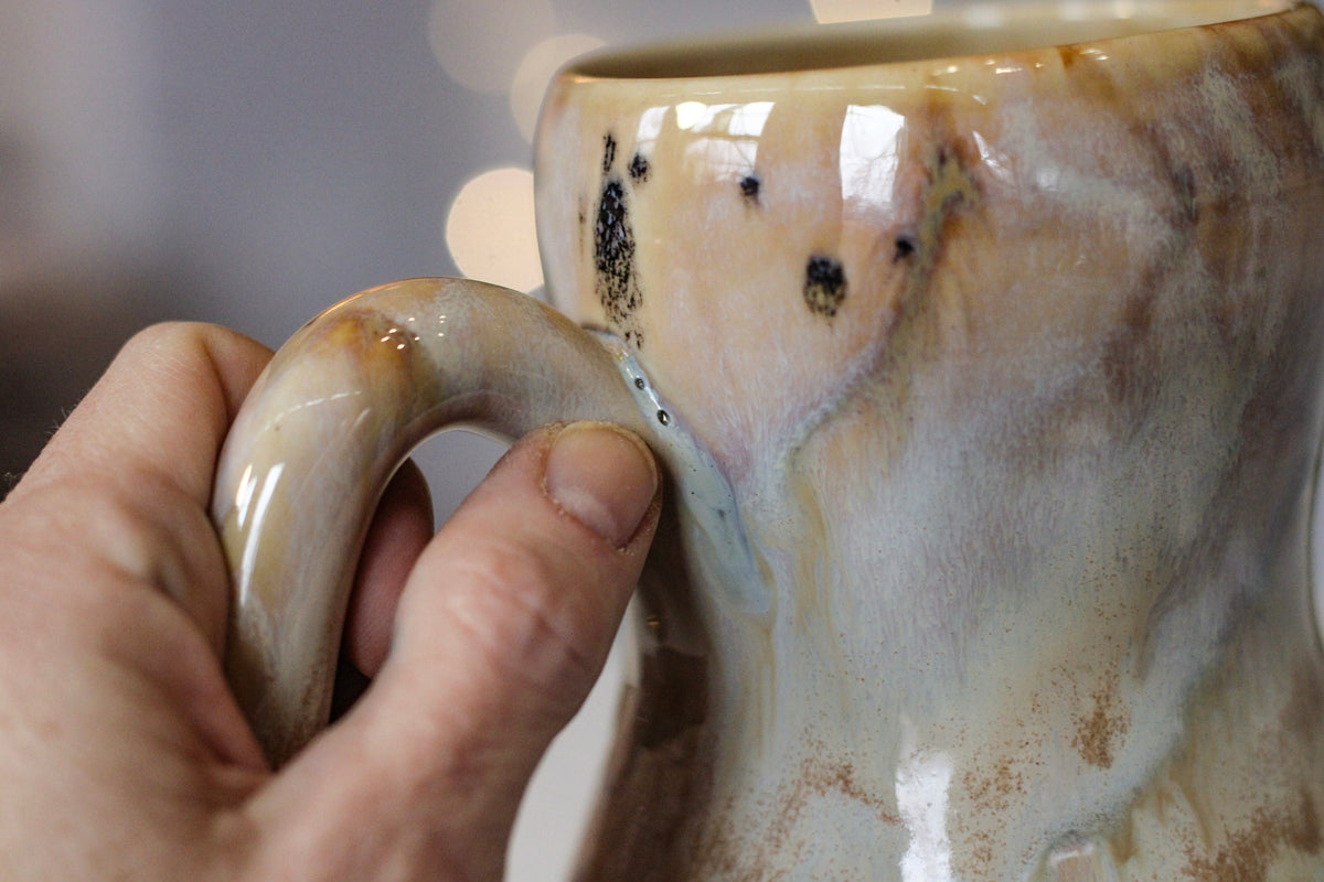13-B Soft Earth Series PROTOTYPE Gourd Mug, 19 oz.