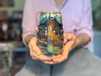 14-C Turquoise PROTOTYPE Swirly Mug, 26 oz.