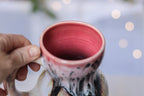 11-E Granny's Lace Soft Earth Variation Gourd Mug, 14 oz.