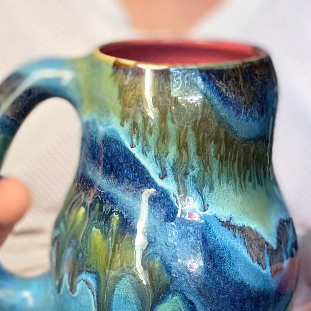 12-D Turquoise PROTOTYPE Mug, 20 oz.