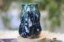 Load image into Gallery viewer, 11-E Blue EXPERIMENT Barely Flared Textured Divot Mug, 20 oz.