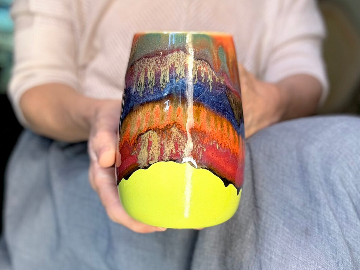 14-C Rainbow Strata Mug, 23 oz.
