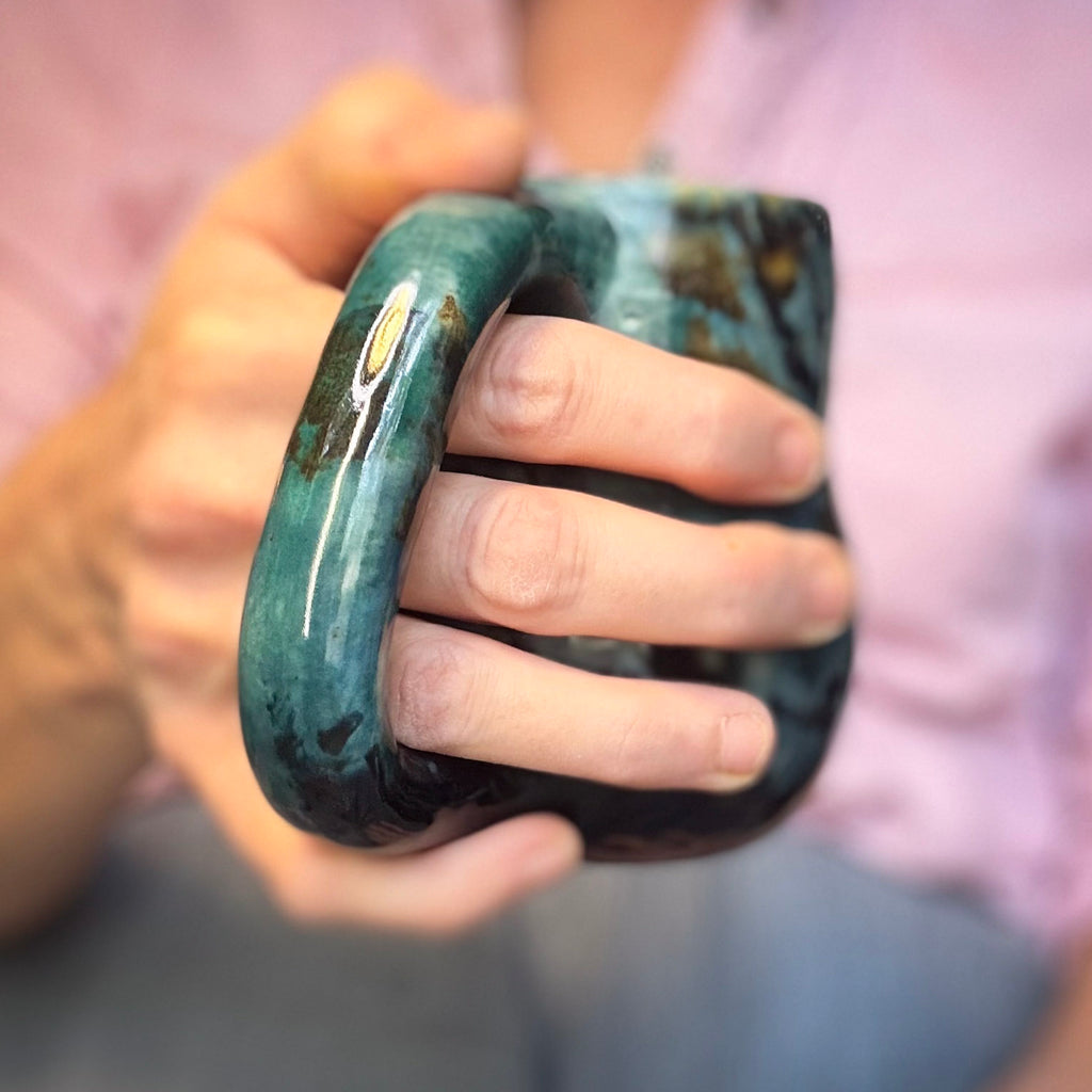 12-C Stone EXPERIMENT Curvy Mug, 16 oz.