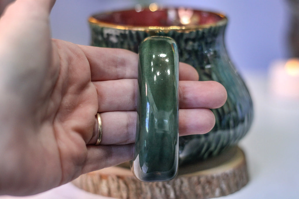 13-D Evergreen Christmas Textured Squat Mug - MISFIT, 19 oz. - 10% off