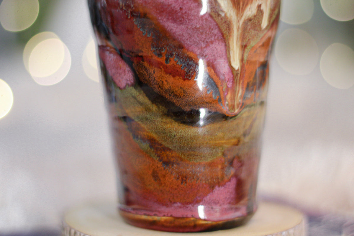 12-C Amber 'Flow' Acorn Beer Cup, 15 oz.