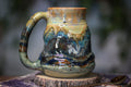 13-D EXPERIMENT Barely Flared Textured Divot 'Cuddle' Mug, 19 oz.