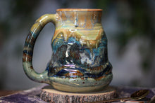 Load image into Gallery viewer, 13-D EXPERIMENT Barely Flared Textured Divot 'Cuddle' Mug, 19 oz.