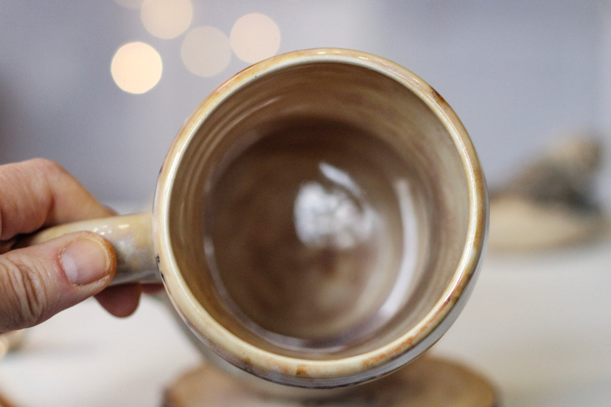 13-B Soft Earth Series PROTOTYPE Gourd Mug, 19 oz.