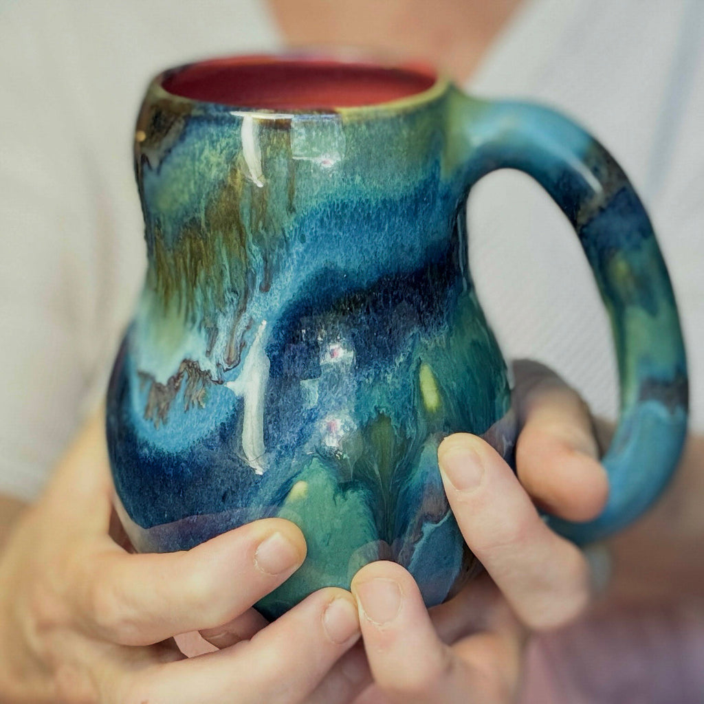 12-D Turquoise PROTOTYPE Mug, 20 oz.
