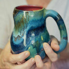 12-D Turquoise PROTOTYPE Mug, 20 oz.
