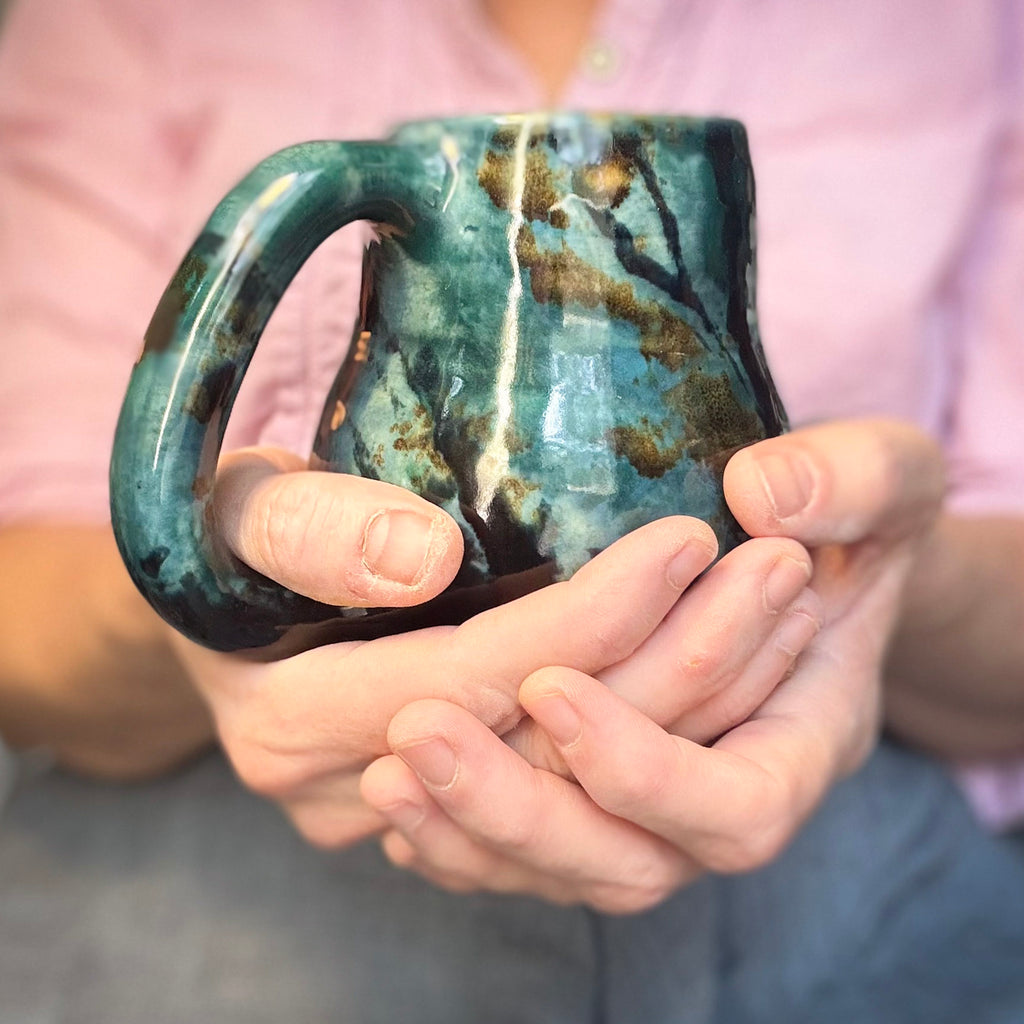 12-C Stone EXPERIMENT Curvy Mug, 16 oz.