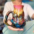 12-B New Earth Mash-up Notched Mug, 28 oz.