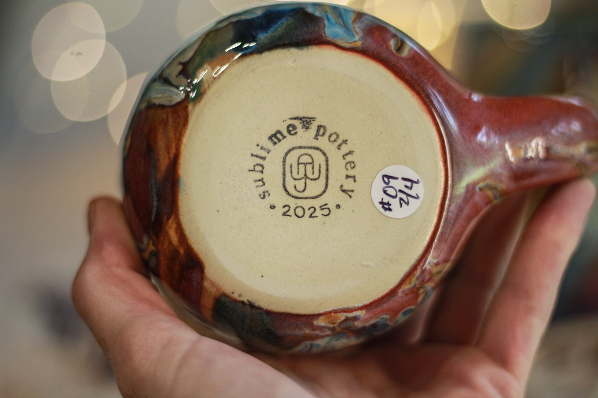 09-F 'FLOW' with the Chaos Mug, 16 oz. (This listing is for one mug)