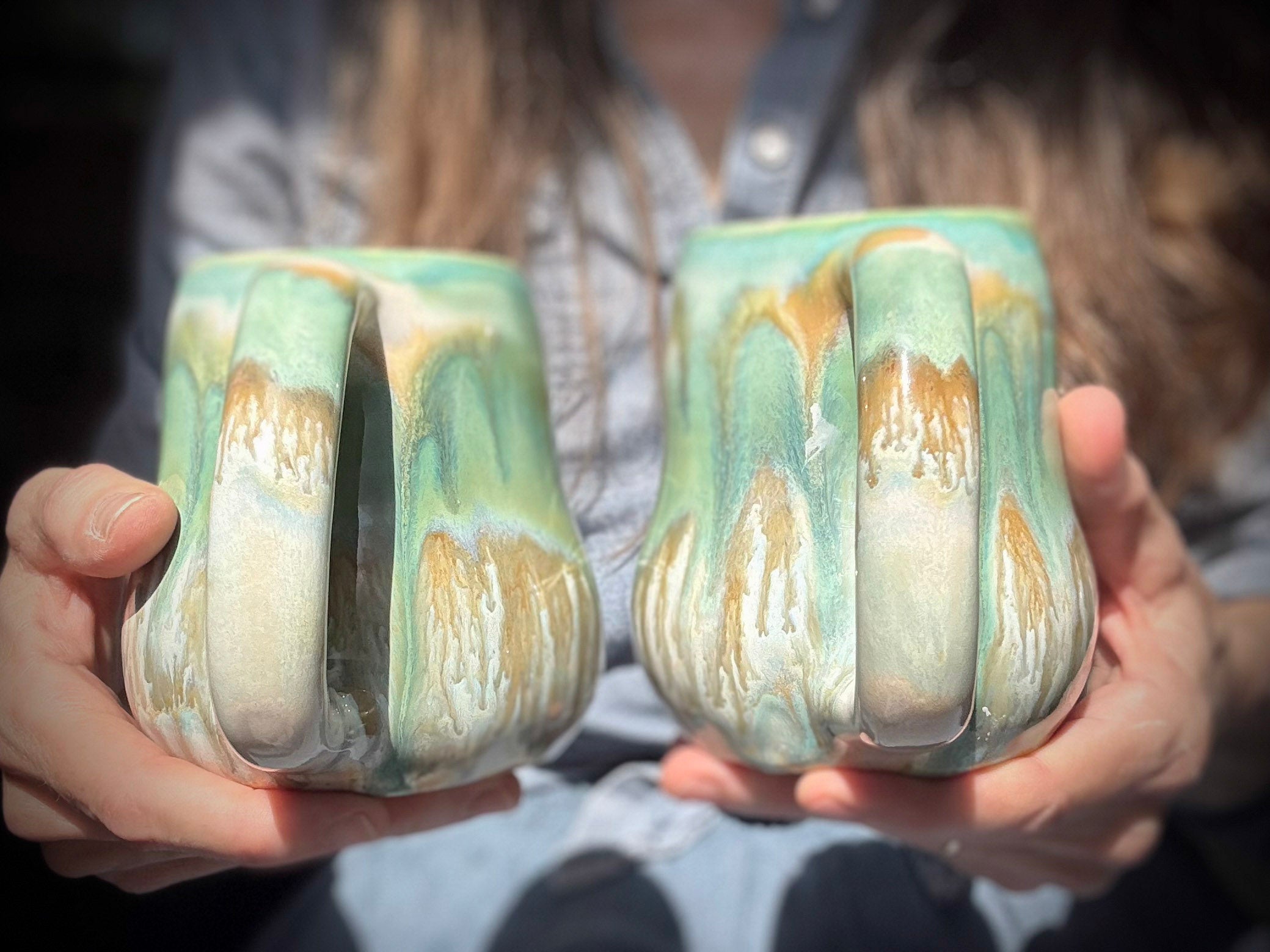 13-F Soft Earth Mid Mod Mug, 17 oz. (This listing is for one mug)
