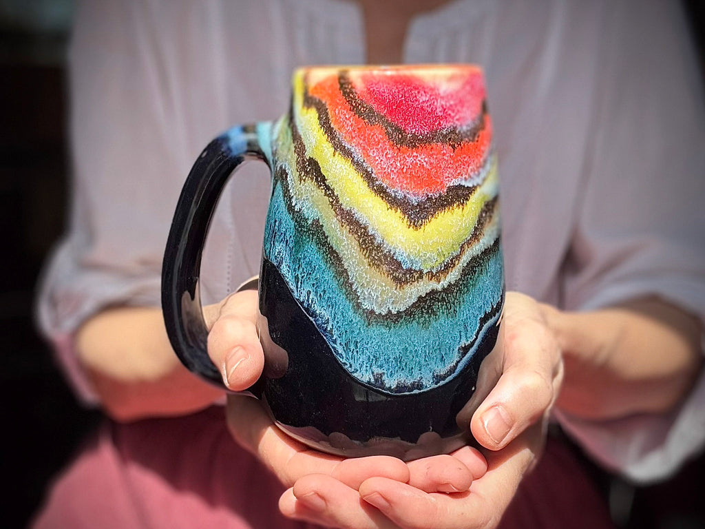 13-C Rainbow Family Mug, 23 oz.