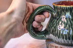 13-D Evergreen Christmas Textured Squat Mug - MISFIT, 19 oz. - 10% off