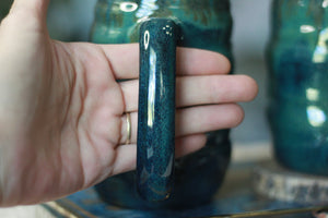 10-F Deep Blue Textured Mug, 20 oz. (This listing is for one mug)