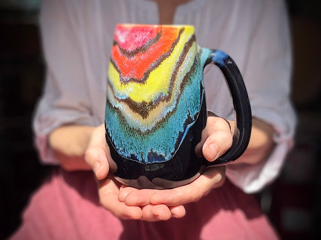 13-C Rainbow Family Mug, 23 oz.
