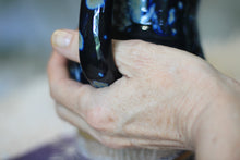 Load image into Gallery viewer, 11-E Blue EXPERIMENT Barely Flared Textured Divot Mug, 20 oz.