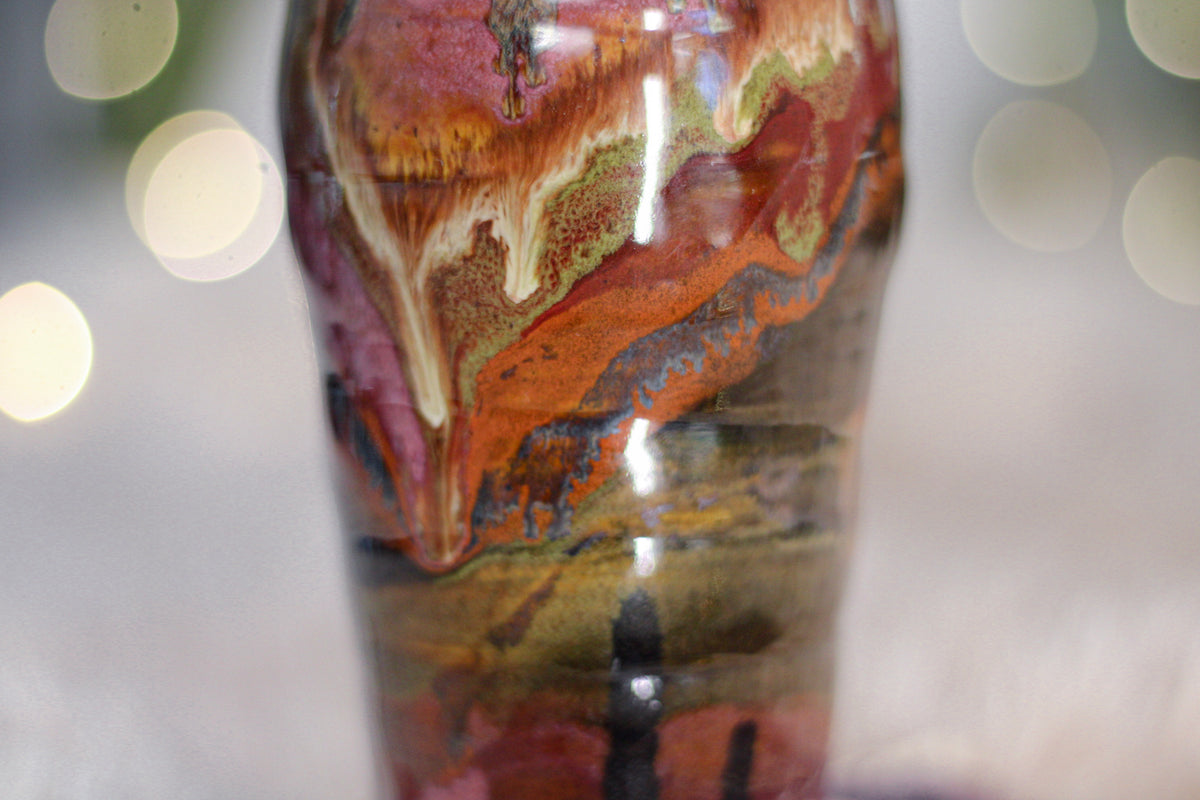 12-C Amber 'Flow' Acorn Beer Cup, 15 oz.
