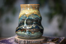 Load image into Gallery viewer, 13-D EXPERIMENT Barely Flared Textured Divot 'Cuddle' Mug, 19 oz.