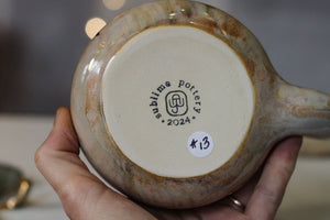 13-B Soft Earth Series PROTOTYPE Gourd Mug, 19 oz.