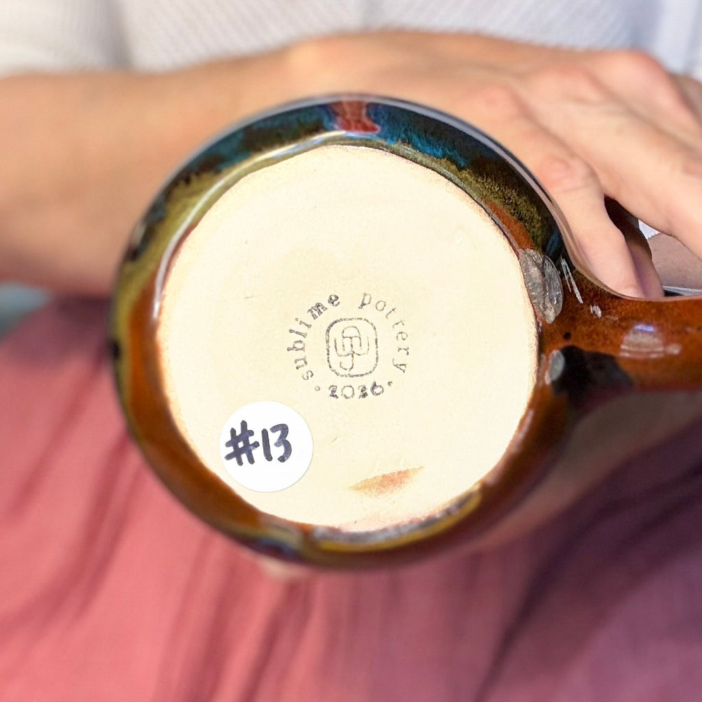 13-A Desert Oasis Cuddle Mug - TOP SHELF MISFIT, 22 oz.