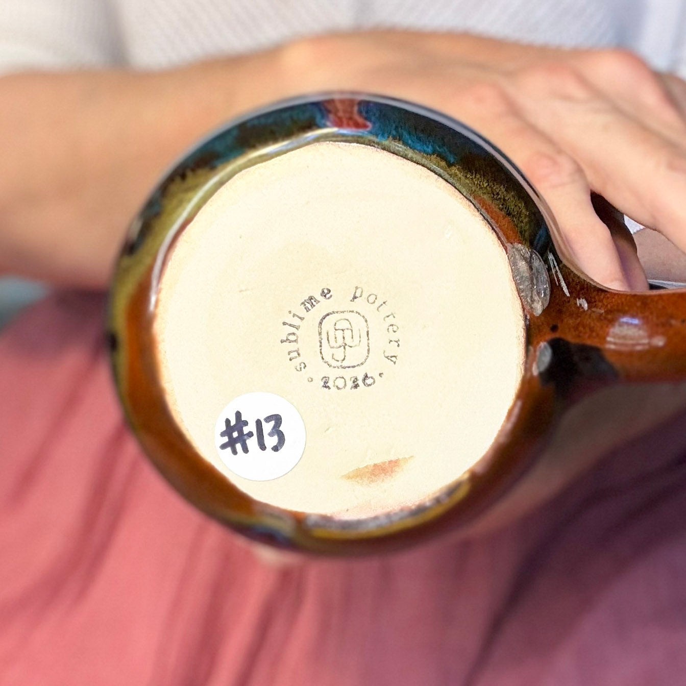 13-A Desert Oasis Cuddle Mug - TOP SHELF MISFIT, 22 oz.