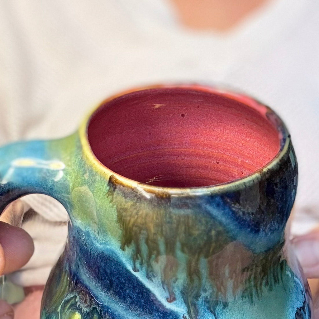 12-D Turquoise PROTOTYPE Mug, 20 oz.