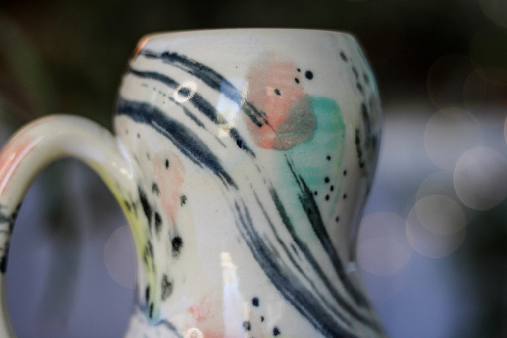 12-D Atomic Jazz Acorn Gourd Mug, 20 oz.