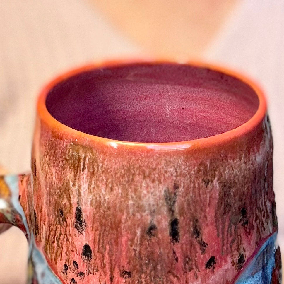 12-B Molten Melon Grooved Stein Mug - MINOR MISFIT, 29 oz. - 10% off