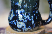 Load image into Gallery viewer, 11-E Blue EXPERIMENT Barely Flared Textured Divot Mug, 20 oz.