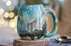 07-C Blue 'FLOW' Mug, 17 oz.