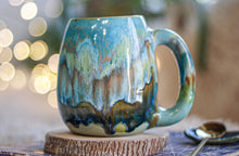 Load image into Gallery viewer, 07-C Blue 'FLOW' Mug, 17 oz.