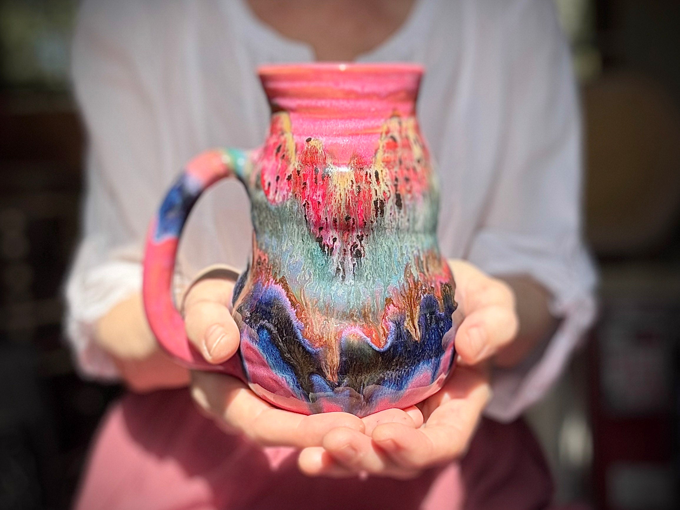02-B Strawberry Hills Cuddle Mug - TOP SHELF MISFIT, 26 oz.