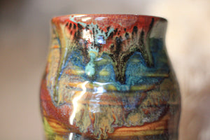 01-E Olive 'FLOW' Textured Divot Mug, 22 oz. (This listing is for one mug)