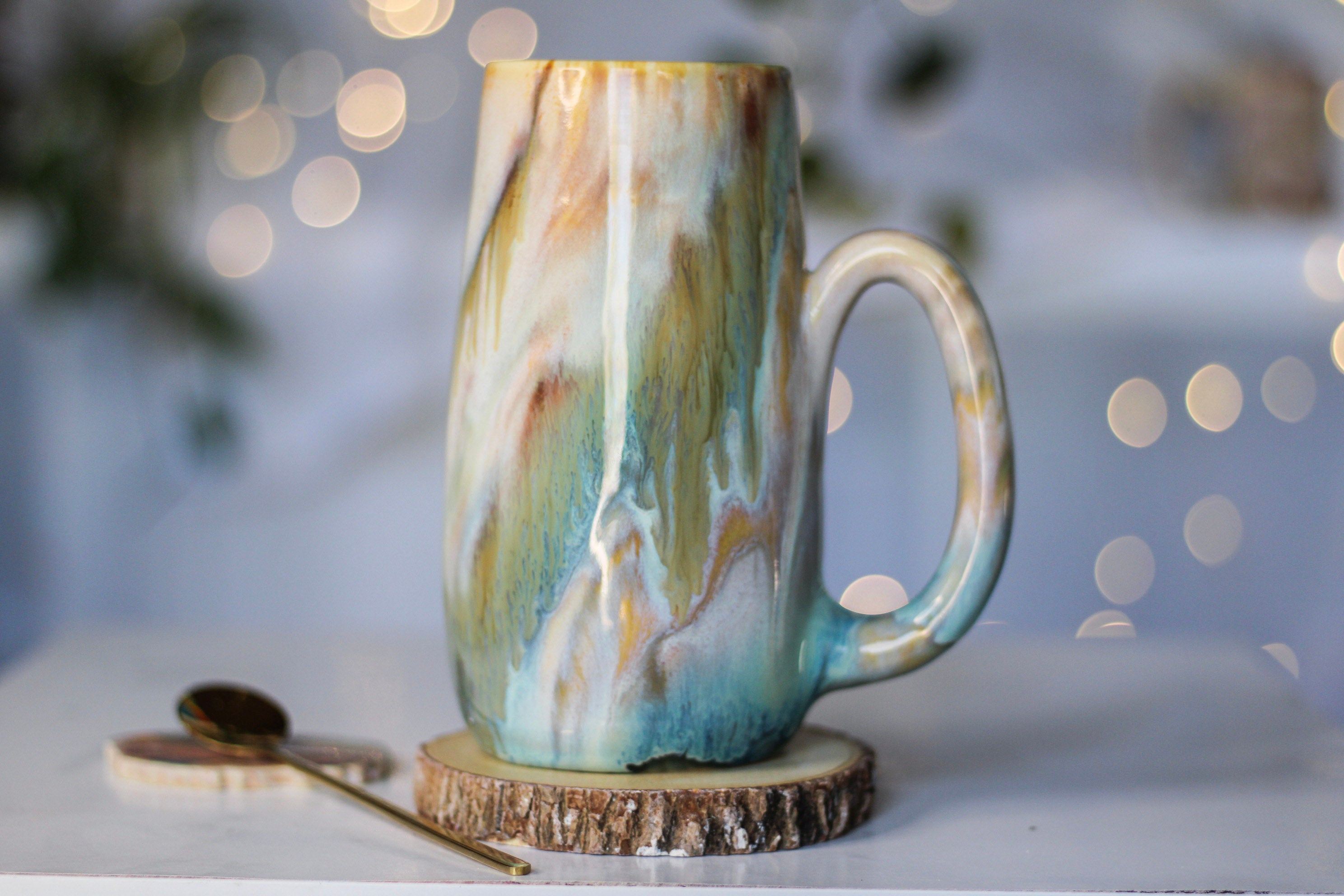 02-B Soft Earth Series PROTOTYPE Mug - TOP SHELF, 25 oz.