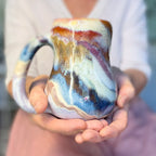 13-D Winter Rainbow Mug, 19 oz.