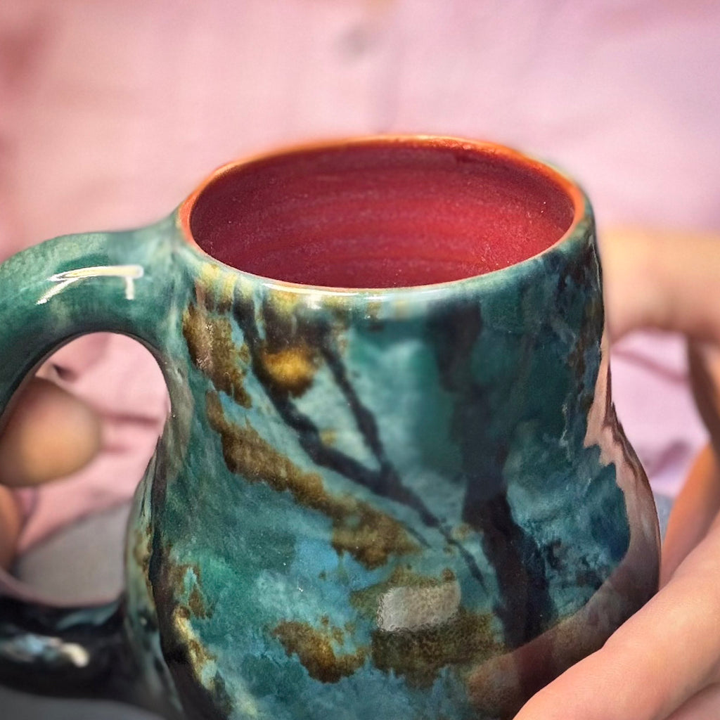 12-C Stone EXPERIMENT Curvy Mug, 16 oz.