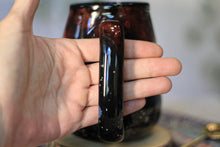 Load image into Gallery viewer, 12-F Scarlet Stellar Chaos Textured Divot Mug, 17 oz.